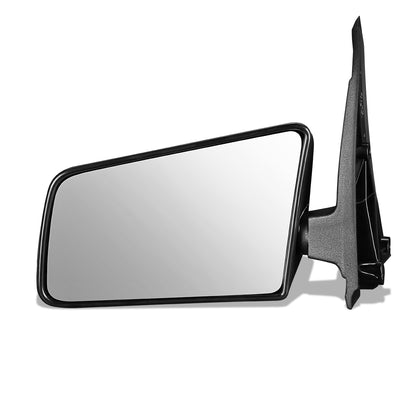 RETROVISOR MIRROR - OEM - 85-94 CHEVY S10 BLAZER / 85-93 CHEVY S10 PICKUP / 85-91 GMC S15 JIMMY / 85-90 GMC S15 PICKUP / 91-93 GMC SONOMA / 91-94 OLDSMOBILE BRAVADA - MANUAL - TEXTURED - BLACK - LEFT