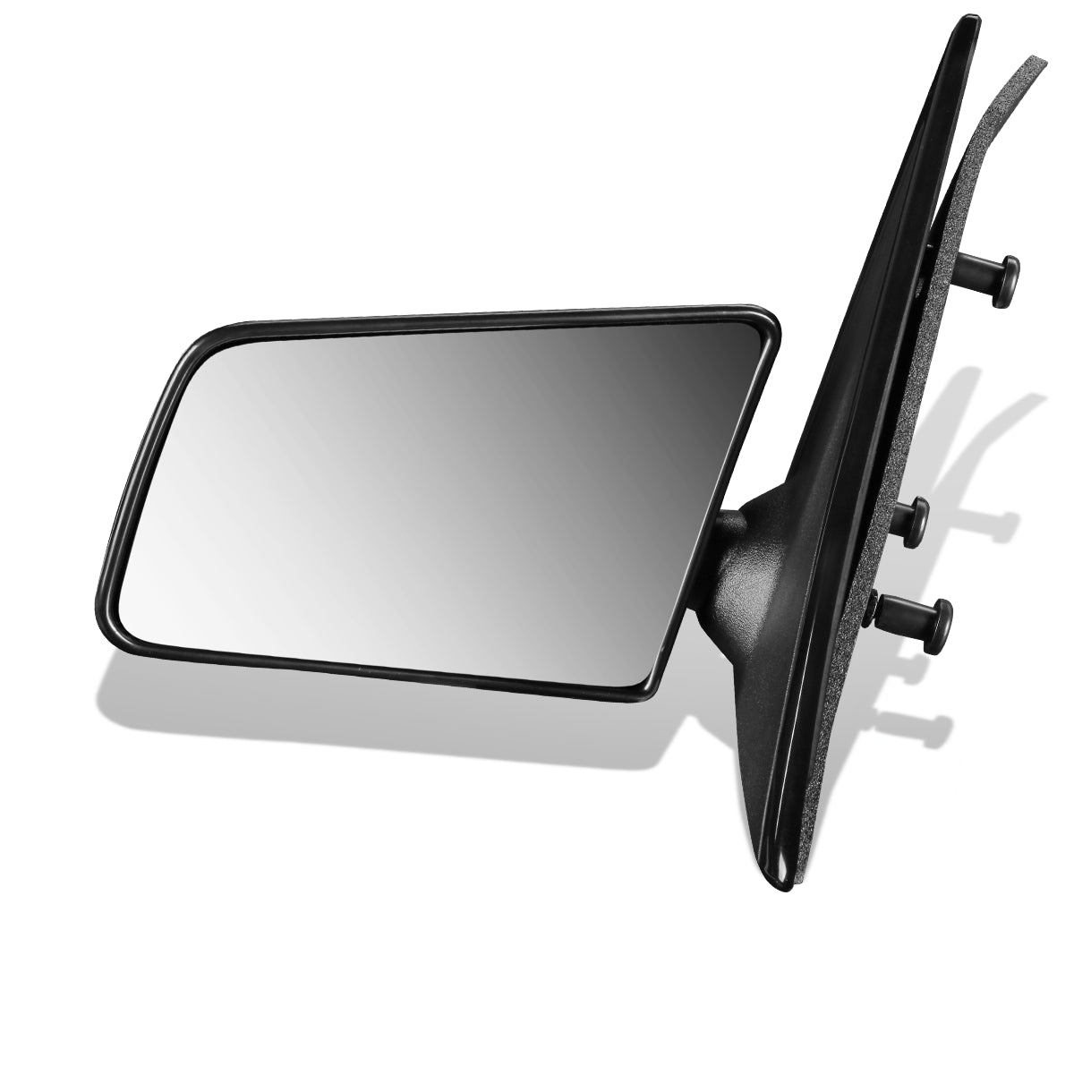 RETROVISOR MIRROR - OEM - 94-04 CHEVY S10 PICKUP / 94-04 GMC SONOMA - MANUAL - TEXTURED - BLACK - LEFT