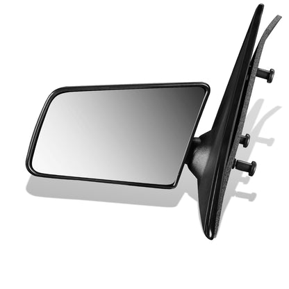 RETROVISOR MIRROR - OEM - 94-04 CHEVY S10 PICKUP / 94-04 GMC SONOMA - MANUAL - TEXTURED - BLACK - LEFT
