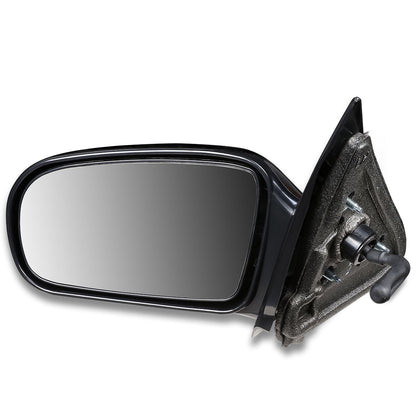 RETROVISOR MIRROR - OEM - 95-05 CHEVY CAVALIER COUPE / 95-05 PONTIAC SUNFIRE COUPE - MANUAL - PAINTABLE - BLACK - LEFT