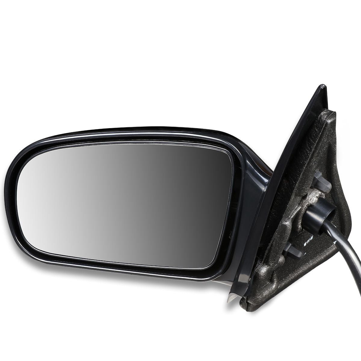 RETROVISOR MIRROR - OEM - 95-05 CHEVY CAVALIER COUPE / 95-05 PONTIAC SUNFIRE COUPE - POWERED - PAINTABLE - BLACK - LEFT