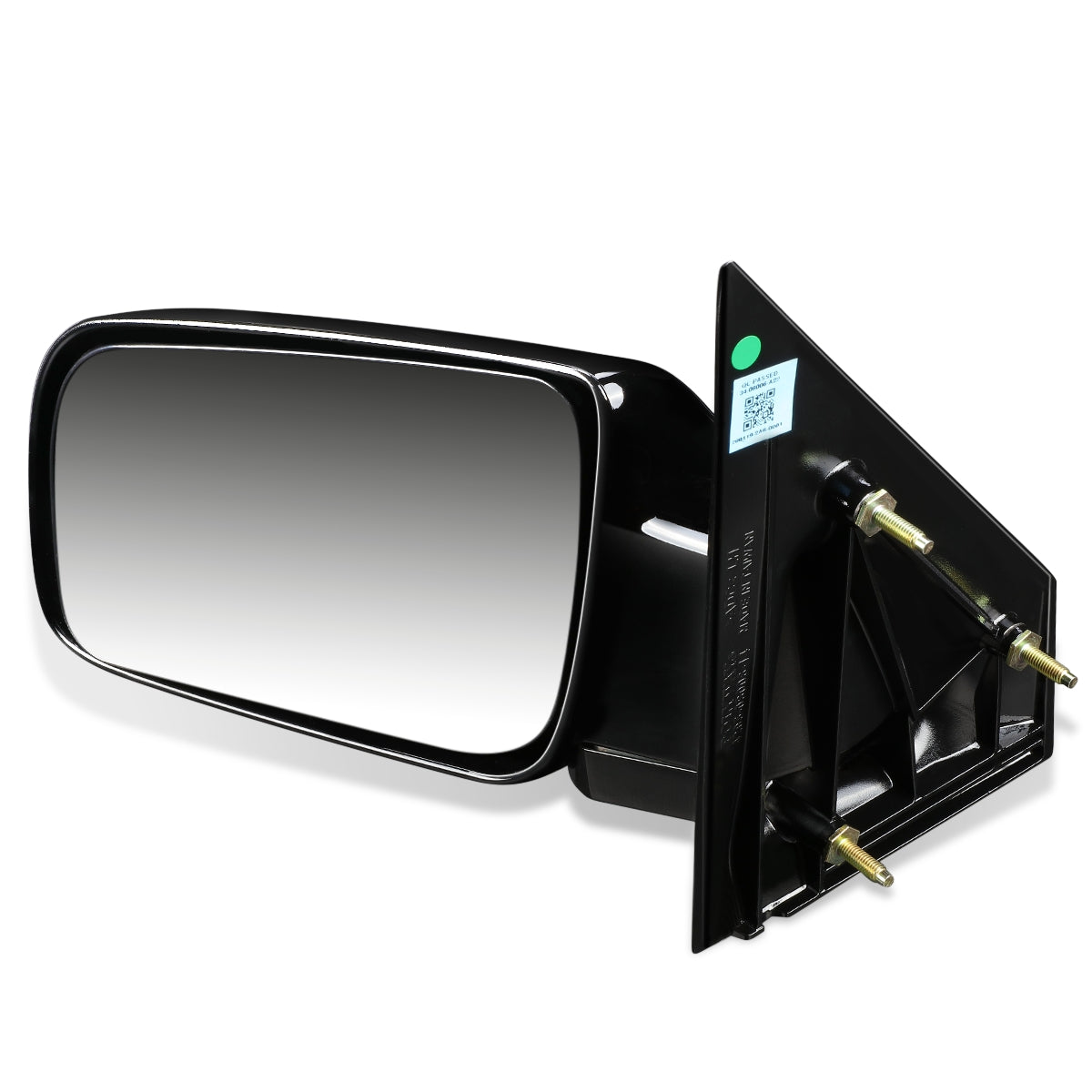 RETROVISOR MIRROR - OEM - 88-05 CHEVY ASTRO / 88-05 GMC SAFARI - MANUAL - PAINTABLE - BLACK - LEFT