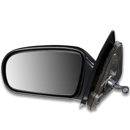 RETROVISOR MIRROR - OEM - 95-05 CHEVY CAVALIER SEDAN / 95-05 PONTIAC SUNFIRE SEDAN - MANUAL - PAINTABLE - BLACK - LEFT