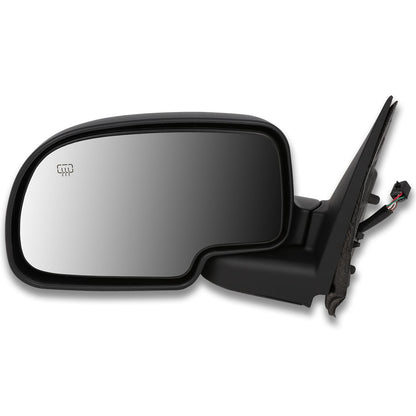 RETROVISOR MIRROR - OEM - 99-02 CHEVY SILVERADO 1500, 2500, 3500 / 00-02 CHEVY TAHOE / 00-02 CHEVY SUBURBAN 1500, 2500 / 99-02 GMC SIERRA 1500, 2500, 3500 / 00-02 GMC YUKON - POLISHED - CHROME - LEFT