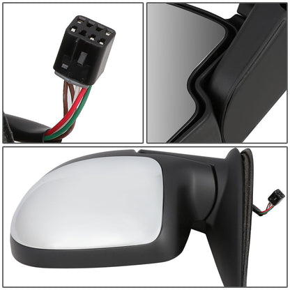 RETROVISOR MIRROR - OEM - 99-02 CHEVY SILVERADO 1500, 2500, 3500 / 00-02 CHEVY TAHOE / 00-02 CHEVY SUBURBAN 1500, 2500 / 99-02 GMC SIERRA 1500, 2500, 3500 / 00-02 GMC YUKON - POLISHED - CHROME - LEFT