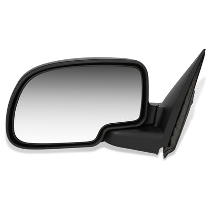 RETROVISOR MIRROR - OEM - 99-02 CHEVY SILVERADO 1500, 2500, 3500 / 99-02 GMC SIERRA 1500, 2500, 3500 - POWERED - BLACK - LEFT