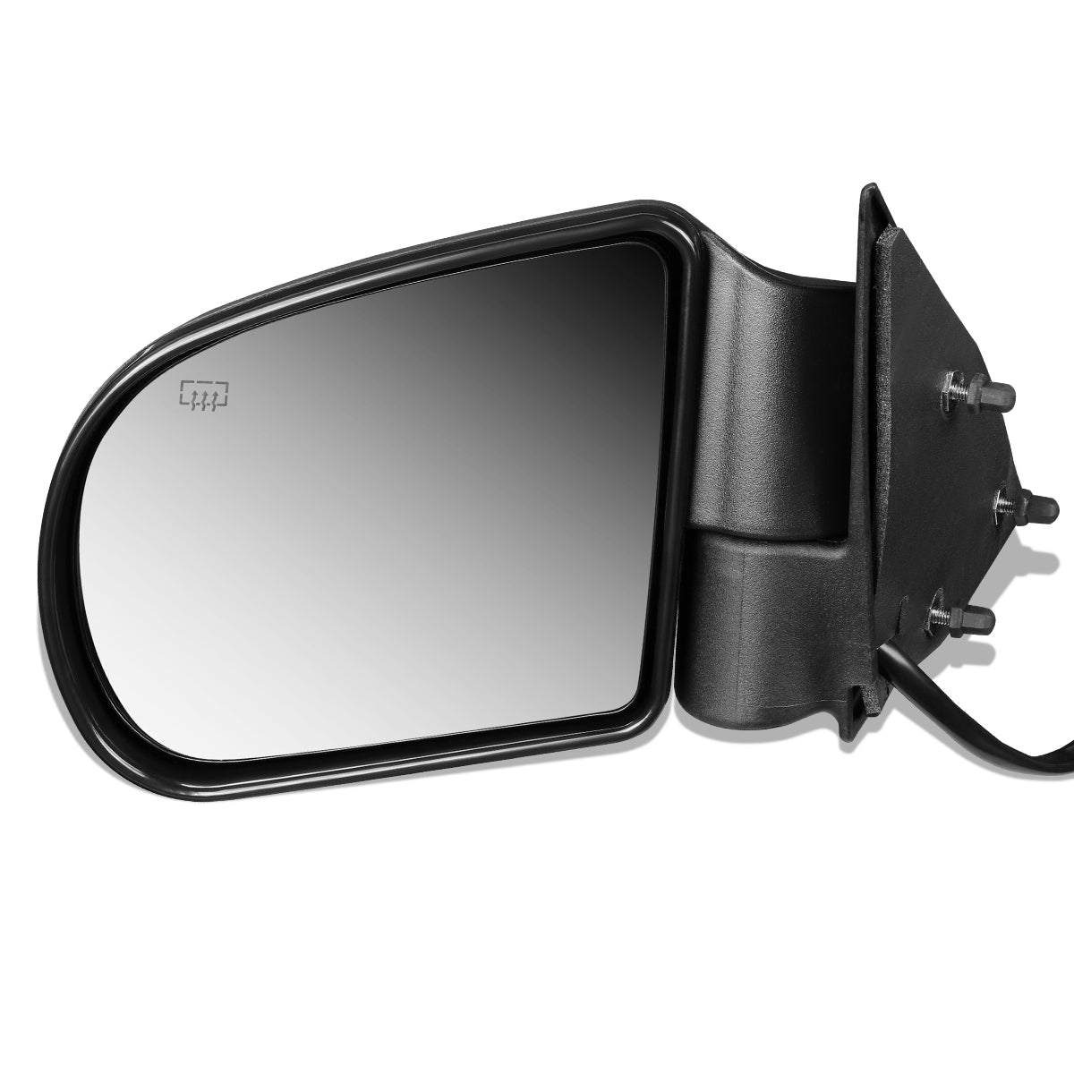 RETROVISOR MIRROR - OEM - 99-05 CHEVY BLAZER / 98-04 CHEVY S10 PICKUP / 98-04 GMC SONOMA / 99-01 OLDSMOBILE BRAVADA - POWERED - HEATED - TEXTURED - BLACK - LEFT