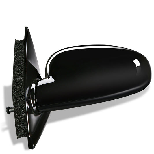 RETROVISOR MIRROR - OEM - 97-02 SATURN SC COUPE - POWERED - PAINTABLE - BLACK - LEFT