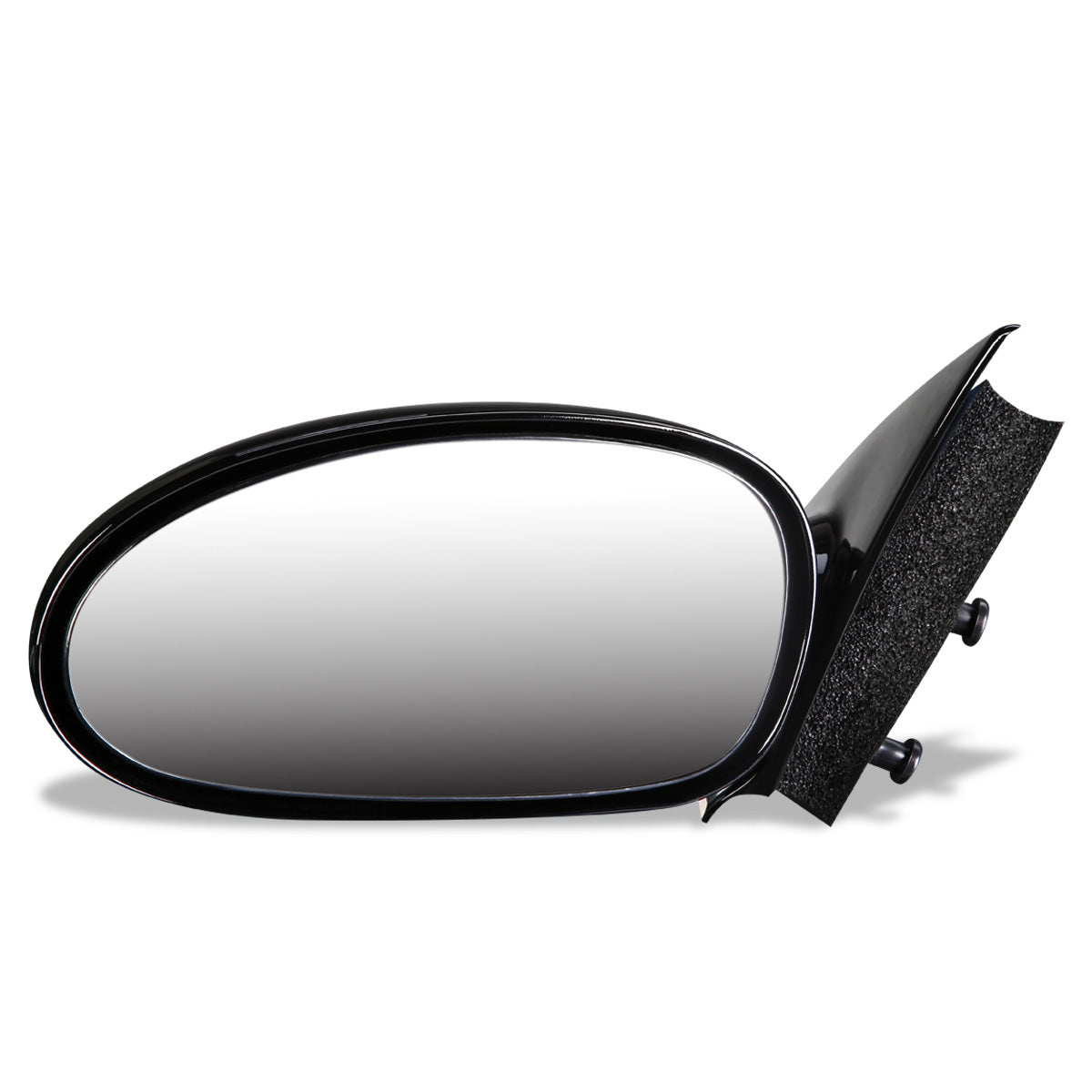 RETROVISOR MIRROR - OEM - 97-02 SATURN SC COUPE - POWERED - PAINTABLE - BLACK - LEFT