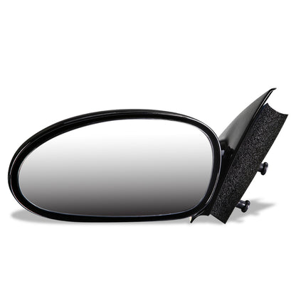 RETROVISOR MIRROR - OEM - 97-02 SATURN SC COUPE - POWERED - PAINTABLE - BLACK - LEFT
