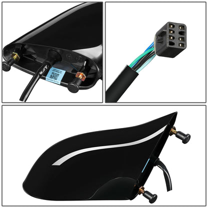 RETROVISOR MIRROR - OEM - 92-99 BUICK LESABRE / 92-99 OLDSMOBILE 88 / 92-96 OLDSMOBILE 98 - POWERED - HEATED - PAINTABLE - BLACK - LEFT