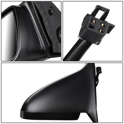 RETROVISOR MIRROR - OEM - 95-99 CHEVY MONTE CARLO - POWERED - BLACK MATERIAL - LEFT