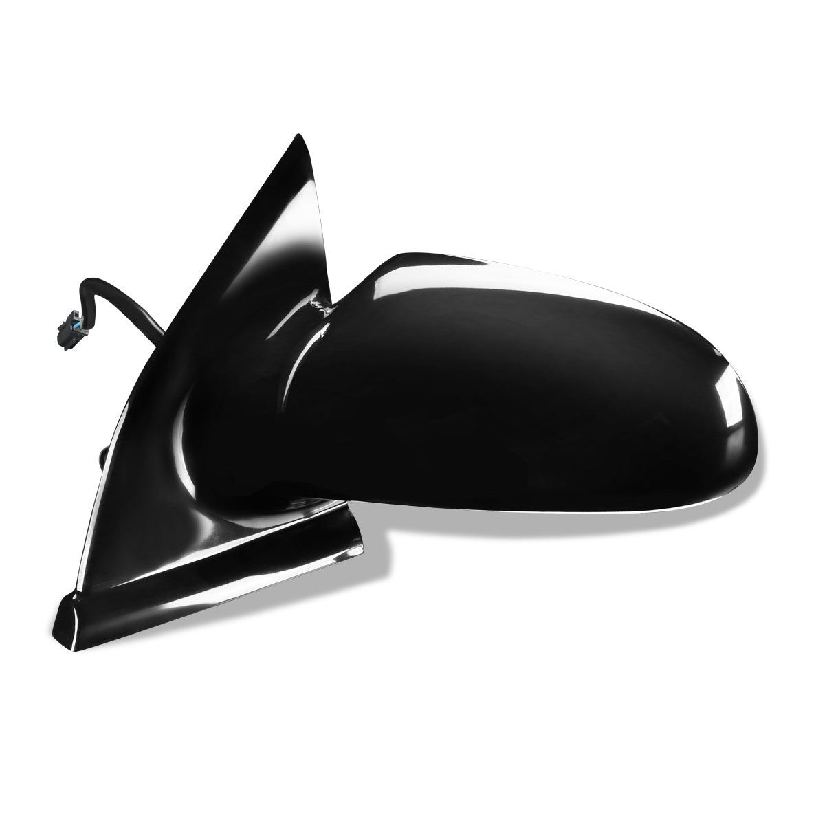 RETROVISOR MIRROR - OEM - 96-02 SATURN SL SEDAN / 96-01 SATURN SW WAGON - POWERED - PAINTABLE - BLACK - LEFT