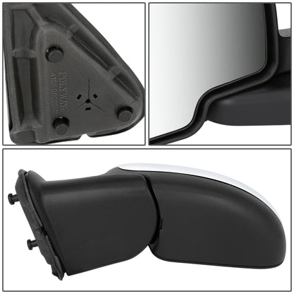 RETROVISOR MIRROR - OEM - CADILLAC ESCALADE 00-06 / CHEVROLET SILVERADO 1500 99-06 / CHEVROLET SILVERADO 1500 CLASSIC 07 / CHEVROLET SILVERADO 2500 99-06 / CHEVROLET SILVERADO 2500 CLASSIC 07 / CHEVROLET SILVERADO 3500 01-06 / CHEVROLET SILVERADO 3500