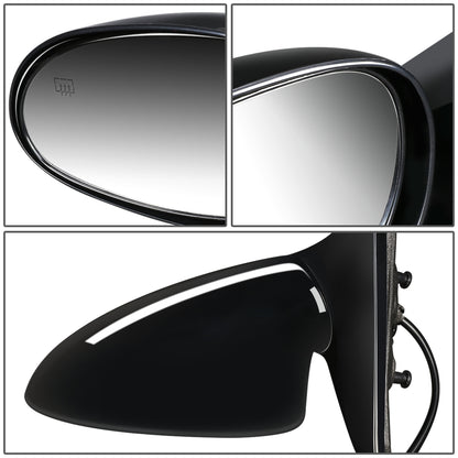 RETROVISOR MIRROR - OEM - 97-05 BUICK CENTURY / 97-04 BUICK REGAL - POWERED - HEATED - PAINTABLE - BLACK - LEFT