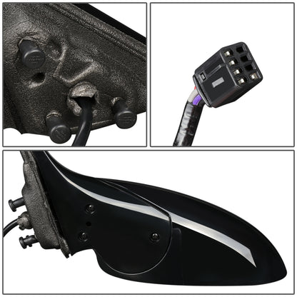 RETROVISOR MIRROR - OEM - 97-05 BUICK CENTURY / 97-04 BUICK REGAL - POWERED - HEATED - PAINTABLE - BLACK - LEFT