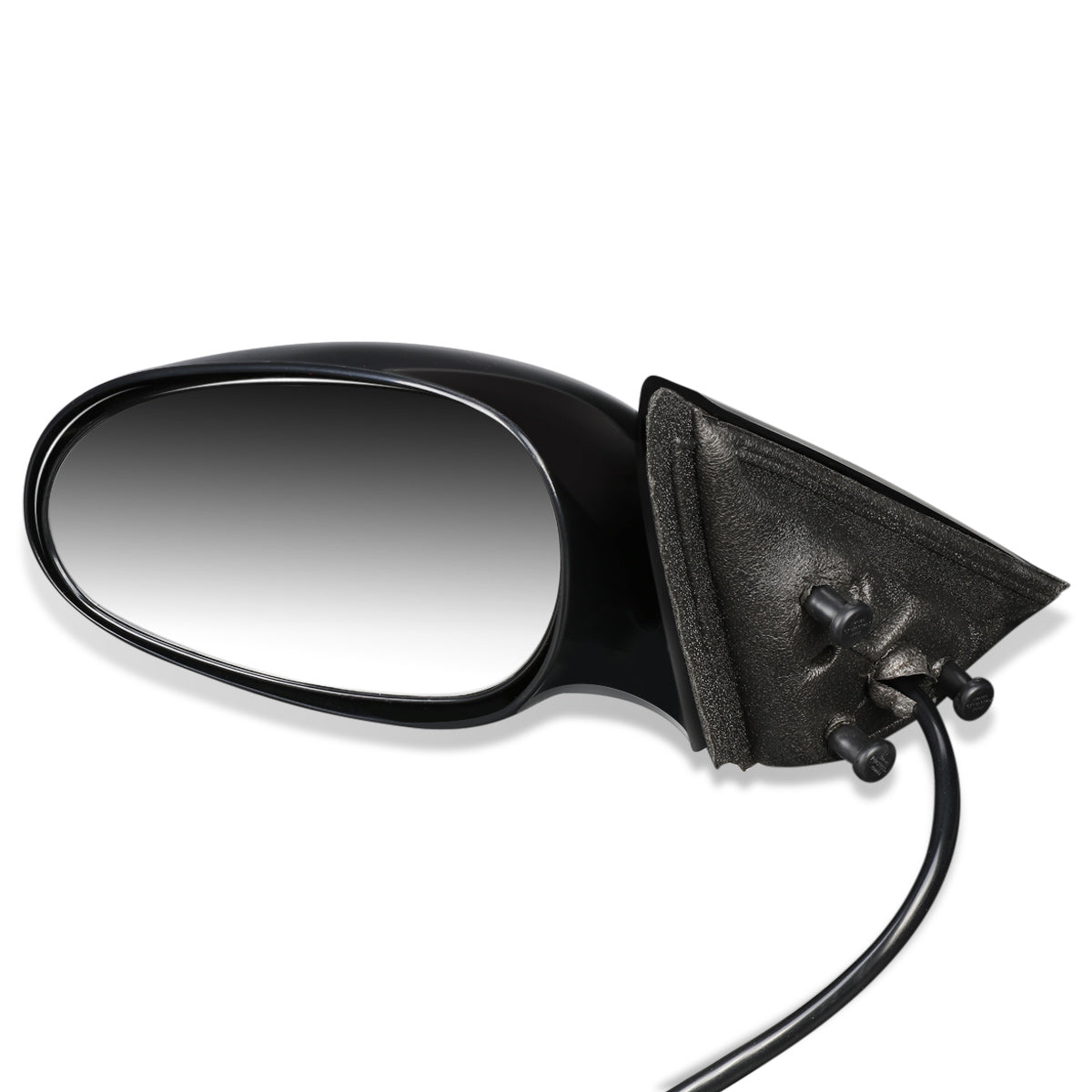 RETROVISOR MIRROR - OEM - 97-05 BUICK CENTURY / 97-04 BUICK REGAL - POWERED - PAINTABLE - BLACK - LEFT