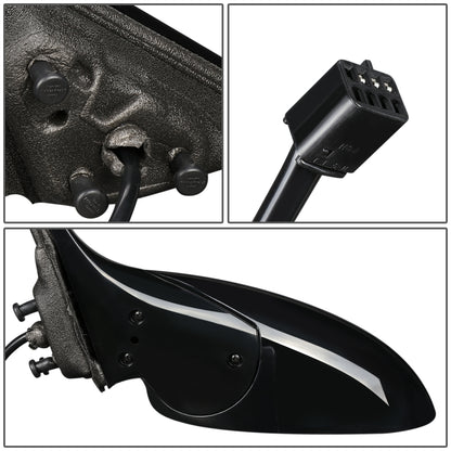 RETROVISOR MIRROR - OEM - 97-05 BUICK CENTURY / 97-04 BUICK REGAL - POWERED - PAINTABLE - BLACK - LEFT