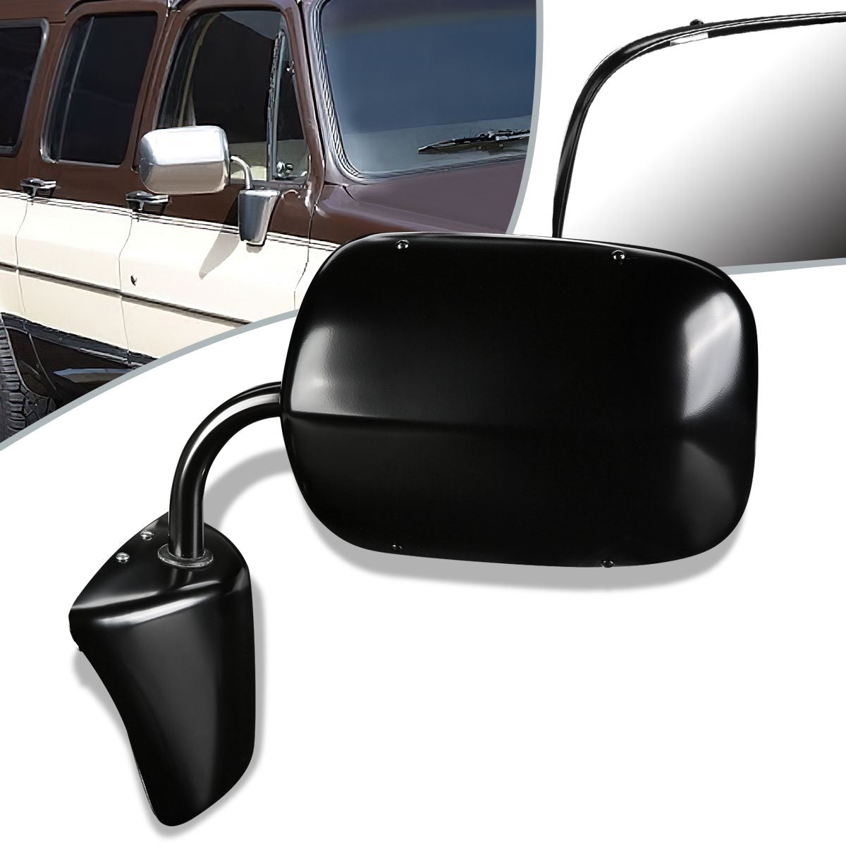 RETROVISOR MIRROR - OEM - CHEVROLET BLAZER 87-91 / CHEVROLET C10 PICKUP 73-86 / CHEVROLET C10 SUBURBAN 78-86 / CHEVROLET C15 84-87 / CHEVROLET C PICKUP 73-86 / CHEVROLET C SUBURBAN 78-86 / CHEVROLET C30 PICKUP 73-86 / CHEVROLET C35 83-87 / CHEVROLET K10