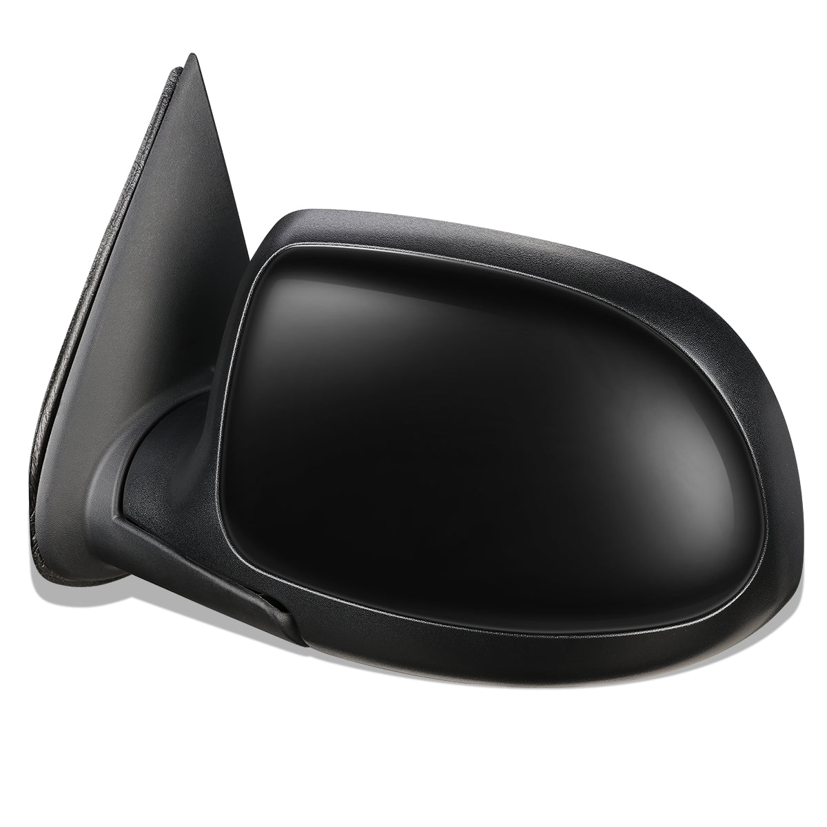 RETROVISOR MIRROR - OEM - 99-02 CHEVY SILVERADO 1500, 2500, 3500 / 99-02 GMC SIERRA 1500, 2500, 3500 - POWERED - GLOSSY - BLACK - LEFT