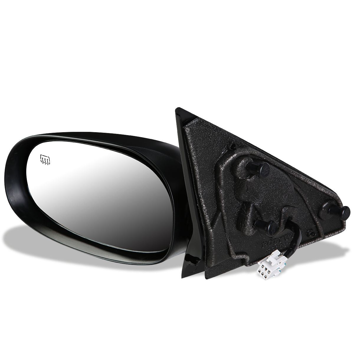 RETROVISOR MIRROR - OEM - 01-05 SATURN L SEDAN / 2004 SATURN L300 / 2000 SATURN LS SEDAN / 00-03 SATURN LW WAGON - POWERED - HEATED - PAINTABLE - BLACK - LEFT