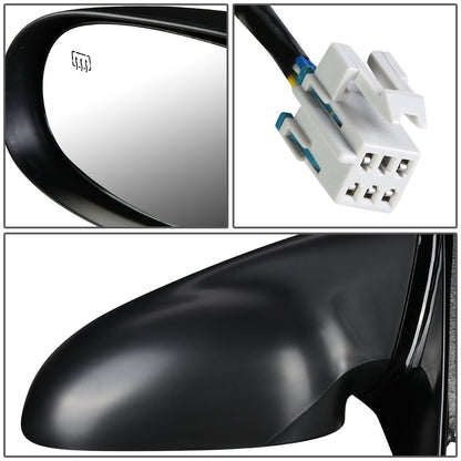 RETROVISOR MIRROR - OEM - 01-05 SATURN L SEDAN / 2004 SATURN L300 / 2000 SATURN LS SEDAN / 00-03 SATURN LW WAGON - POWERED - HEATED - PAINTABLE - BLACK - LEFT