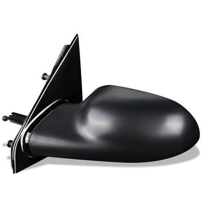 RETROVISOR MIRROR - OEM - 01-05 SATURN L SEDAN / 2004 SATURN L300 / 2000 SATURN LS SEDAN / 00-03 SATURN LW WAGON - MANUAL - PAINTABLE - BLACK - LEFT