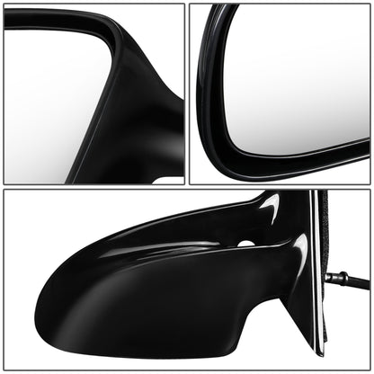 RETROVISOR MIRROR - OEM - 99-02 PONTIAC GRAND AM - POWERED - BLACK - LEFT