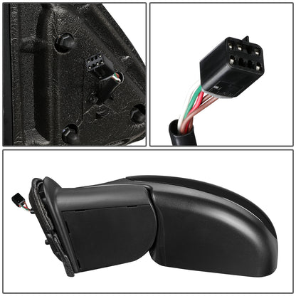 RETROVISOR MIRROR - OEM - 03-06 CHEVY AVALANCHE 1500, 2500 / 04-06 CHEVY SILVERADO 3500 / 2007 CHEVY SILVERADO 3500 CLASSIC - POWERED - HEATED - BLACK - LEFT