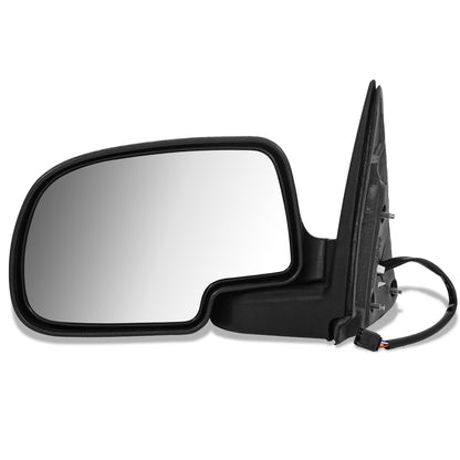 RETROVISOR MIRROR - OEM - 2002 CHEVY AVALANCHE 1500 2500 / 00-02 CHEVY SUBURBAN 1500 2500 / 00-06 CHEVY TAHOE / 00-02 GMC YUKON XL 1500 / 01-02 GMC SIERRA 1500 - POWERED - HEATED - PAINTABLE - BLACK - LEFT