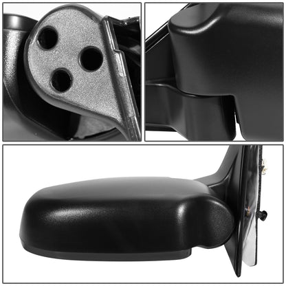 RETROVISOR MIRROR - OEM - 94-97 CHEVY C10, SONOMA - POWERED - FOLDING - TEXTURED - BLACK - LEFT