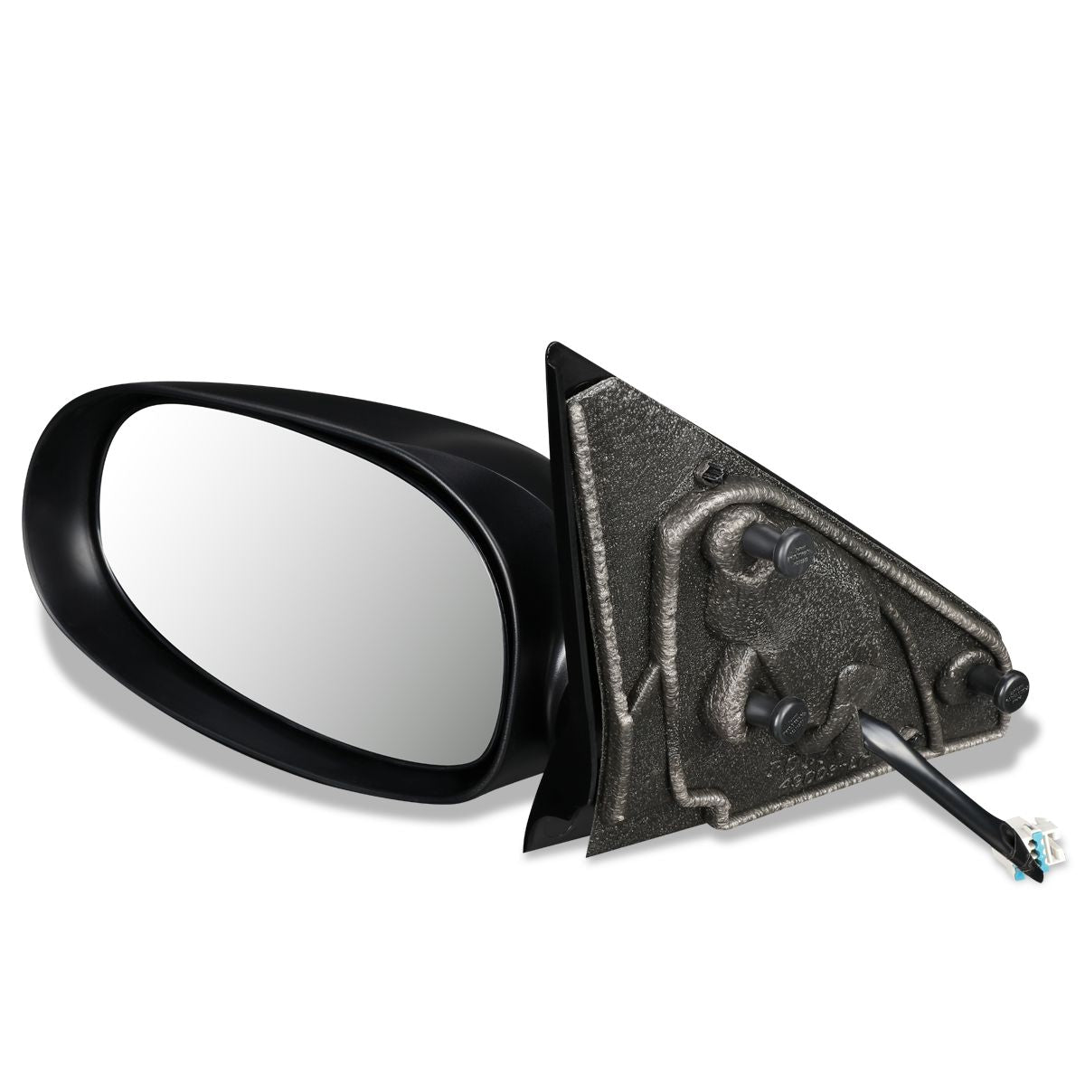 RETROVISOR MIRROR - OEM - 03-05 SATURN L SEDAN / 2004 SATURN L300 / 00-03 SATURN LW WAGON - POWERED - PAINTABLE - BLACK - LEFT
