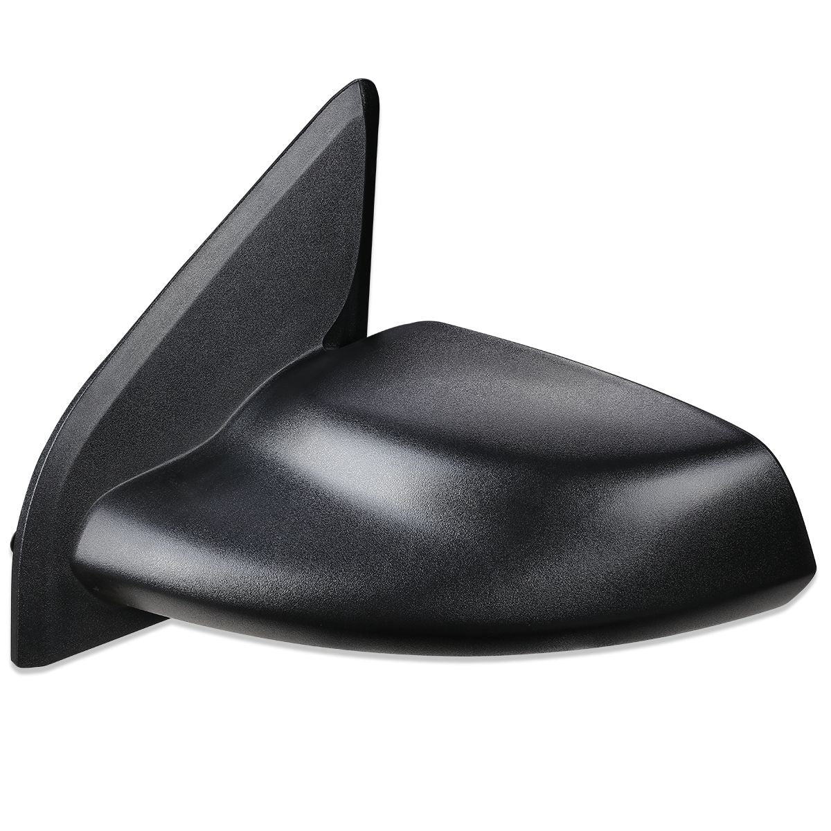 RETROVISOR MIRROR - OEM - 03-07 SATURN ION SEDAN - MANUAL - PAINTABLE - BLACK - LEFT