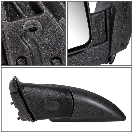 RETROVISOR MIRROR - OEM - 05-09 CHEVROLET EQUINOX / 02-07 SATURN VUE - POWERED - FOLDING - BLACK - LEFT