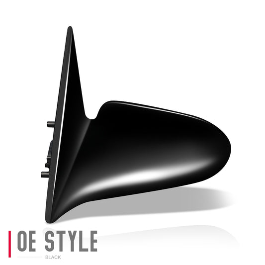RETROVISOR MIRROR - OEM - 95-97 GEO METRO - MANUAL - W/O LEVER - BLACK MATERIAL - LEFT