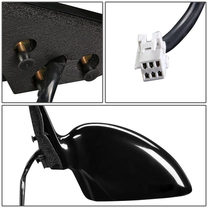 RETROVISOR MIRROR - OEM - 00-05 CHEVY MONTE CARLO - POWERED - HEATED - PAINTABLE - BLACK - LEFT