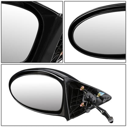 RETROVISOR MIRROR - OEM - 99-03 OLDSMOBILE ALERO - POWERED - PAINTABLE - BLACK - LEFT