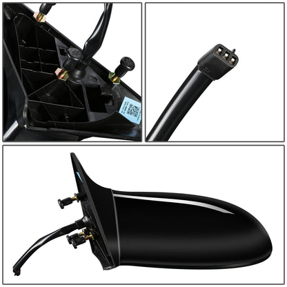 RETROVISOR MIRROR - OEM - 99-03 OLDSMOBILE ALERO - POWERED - PAINTABLE - BLACK - LEFT