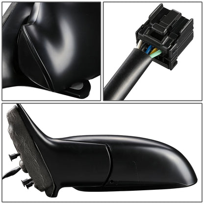 RETROVISOR MIRROR - OEM - 02-05 BUICK LESABRE - POWERED - HEATED - PAINTABLE - BLACK - LEFT