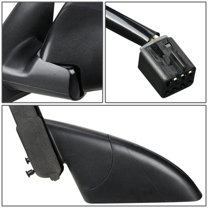 RETROVISOR MIRROR - OEM - 04-08 CHEVY MALIBU - POWERED - TEXTURED - BLACK - LEFT