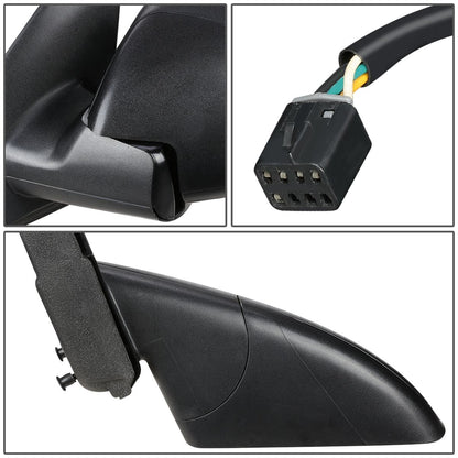 RETROVISOR MIRROR - OEM - 04-05 CHEVY MALIBU - POWERED - HEATED - TEXTURED - BLACK - LEFT