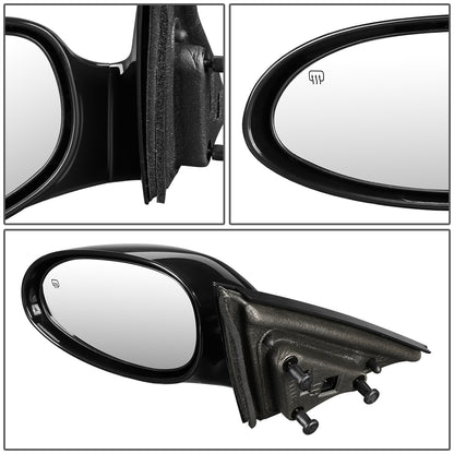 RETROVISOR MIRROR - OEM - 05-09 BUICK ALLURE / 05-09 BUICK LACROSSE - POWERED - HEATED - PAINTABLE - BLACK - LEFT