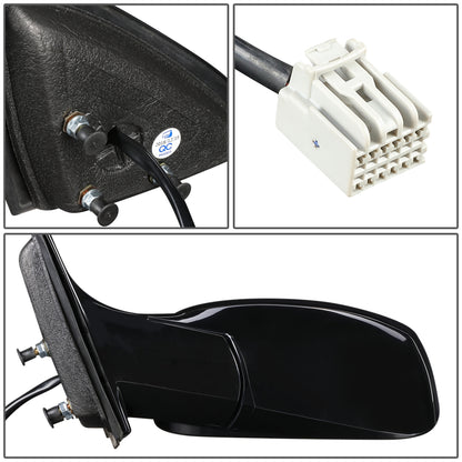 RETROVISOR MIRROR - OEM - 06-11 BUICK LUCERNE - POWERED - PAINTABLE - BLACK - LEFT