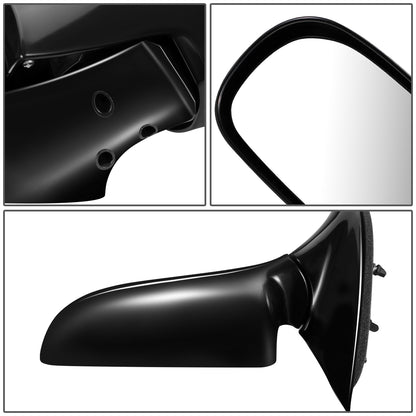 RETROVISOR MIRROR - OEM - 97-05 CHEVY VENTURE - MANUAL - FOLDING - BLACK MATERIAL - LEFT