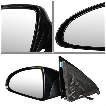 RETROVISOR MIRROR - OEM - 06-07 CHEVY MALIBU - POWERED - HEATED - PAINTABLE - BLACK - LEFT