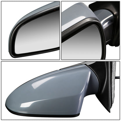 RETROVISOR MIRROR - OEM - 07-09 SATURN AURA - POWERED - HEATED - PAINTABLE - BLACK - LEFT