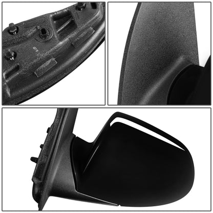 RETROVISOR MIRROR - OEM - 05-09 CHEVY EQUINOX / 06-09 PONTIAC TORRENT / 04-07 SATURN VUE - POWERED - PAINTABLE - BLACK - LEFT