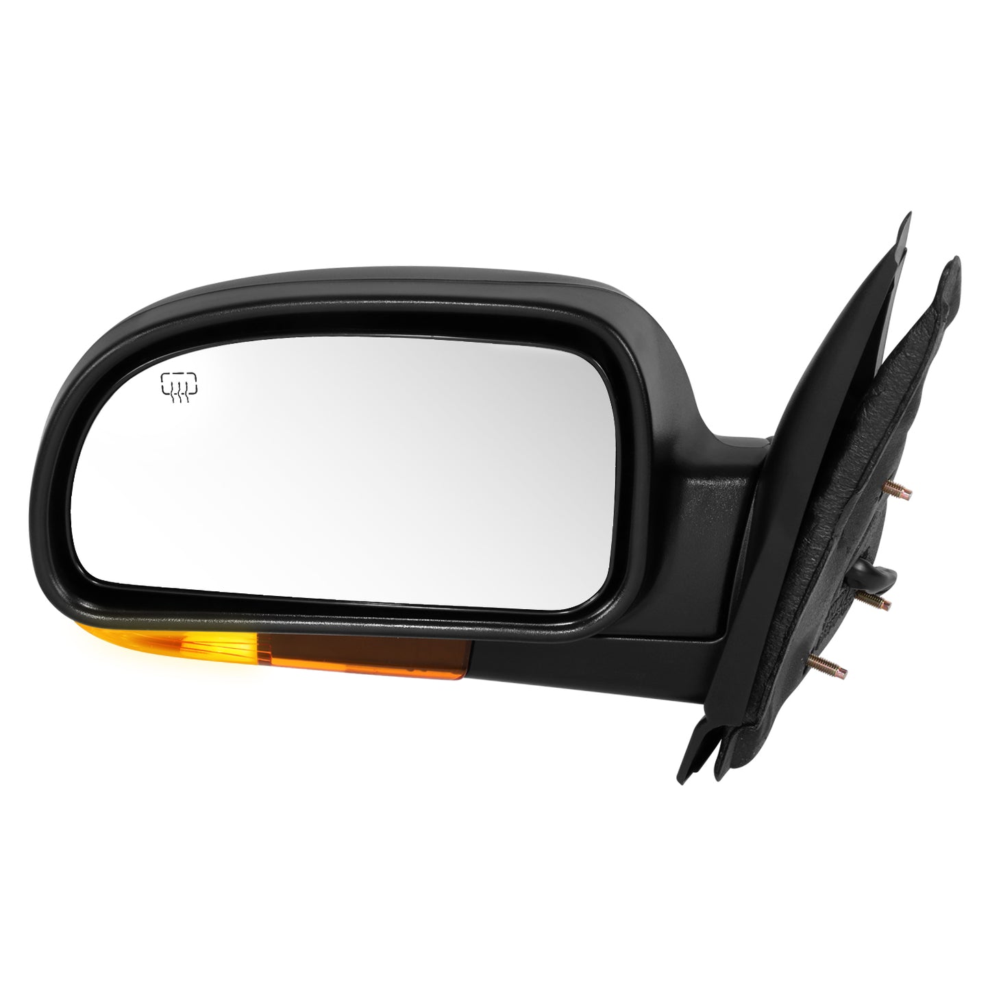 RETROVISOR MIRROR - OE STYLE - CHEVROLET TRAILBLAZER 04-07 - WITH POWER WITH HEATED WITH MEMORY - DRIVER SIDE - PAINT TO MATCH - BLACK