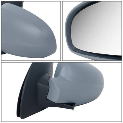 RETROVISOR MIRROR - OEM - 04-08 CHEVY AVEO / 09-11 CHEVY AVEO5 / 09-10 PONTIAC G3 - MANUAL - HEATED - PAINTABLE - GRAY - LEFT