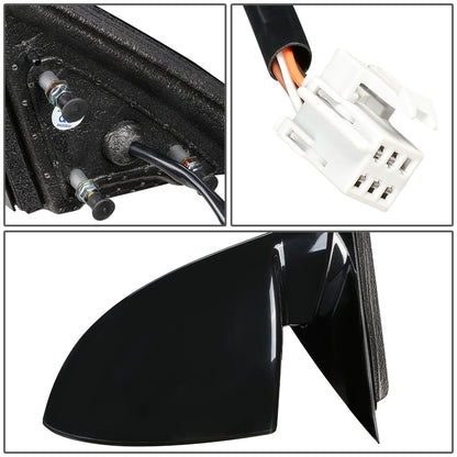 RETROVISOR MIRROR - OEM - 06-13 CHEVY IMPALA / 14-16 CHEVY IMPALA LIMITED - POWERED - HEATED - PAINTABLE - BLACK - LEFT